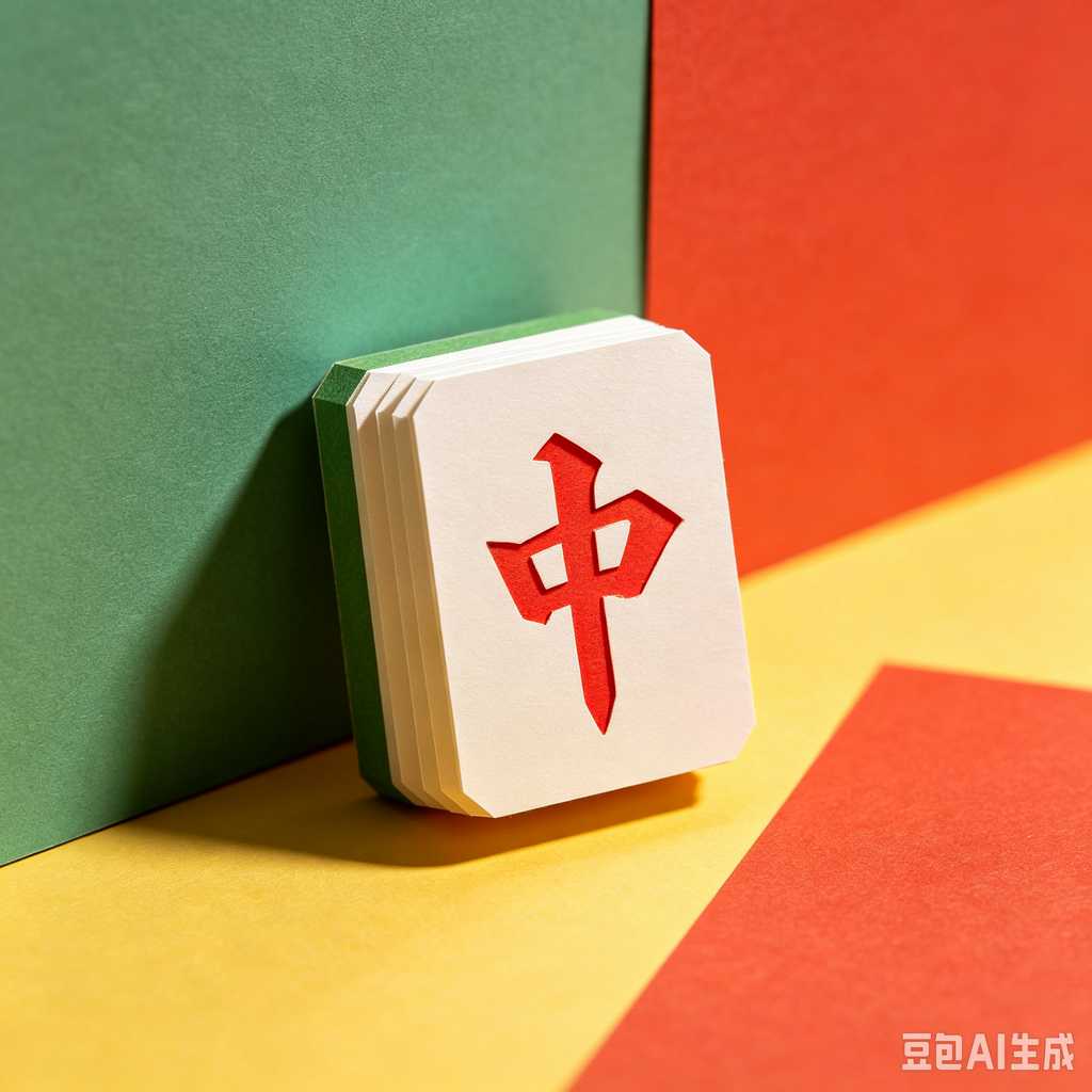 mahjong rule card included