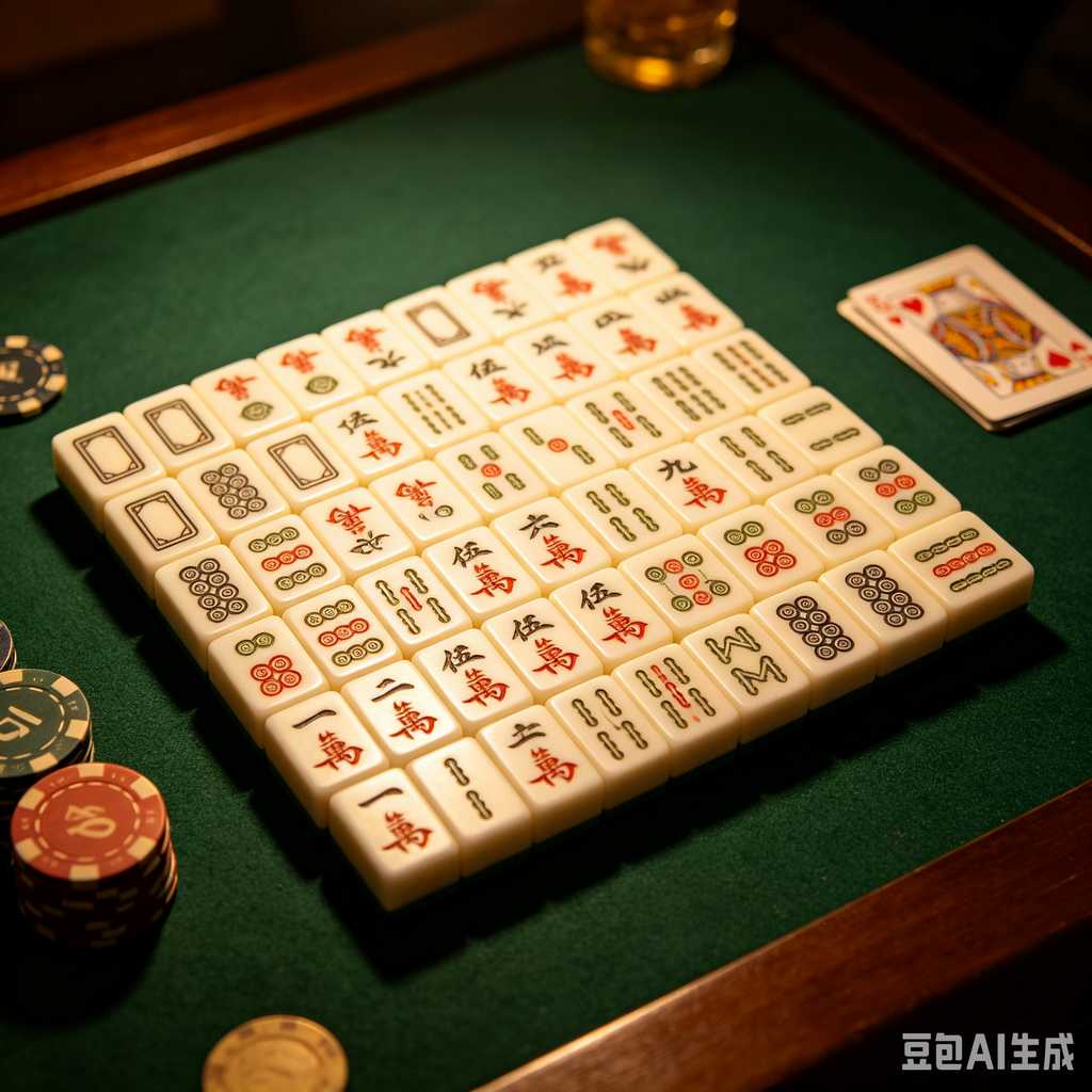pink crystal mahjong set