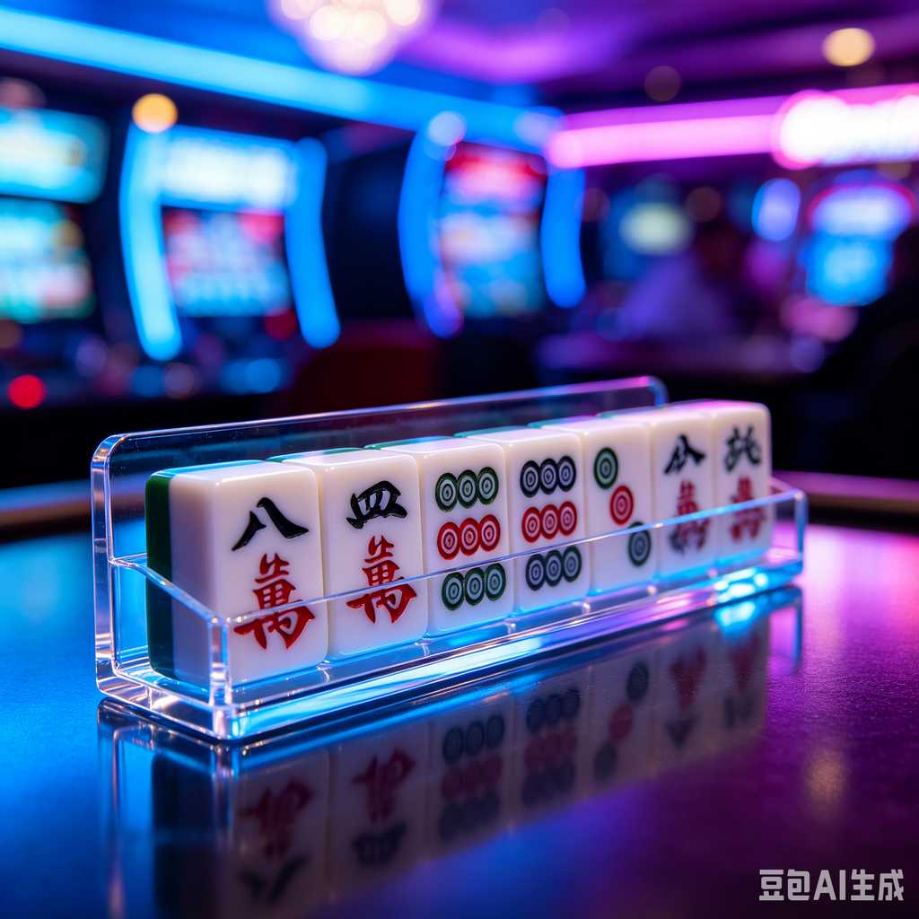 vivid color print mahjong set
