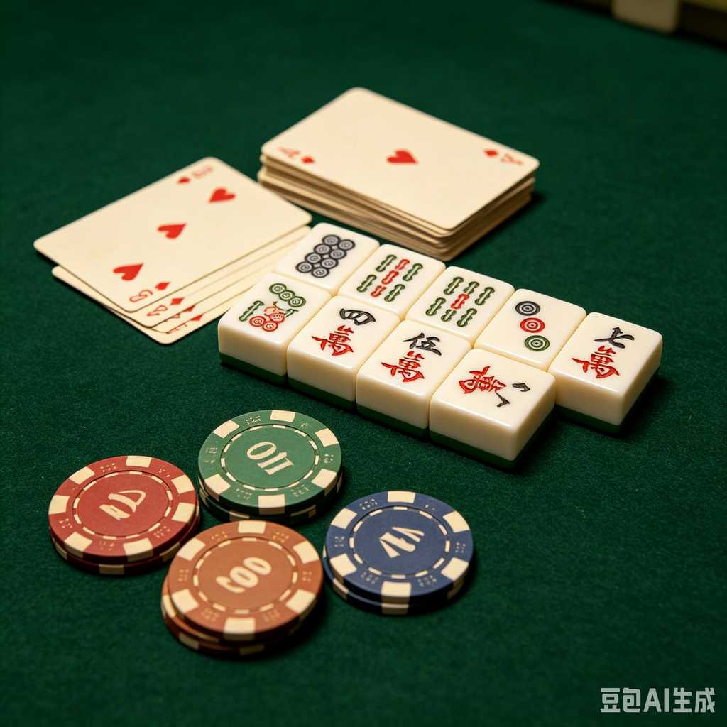 stable print mahjong set
