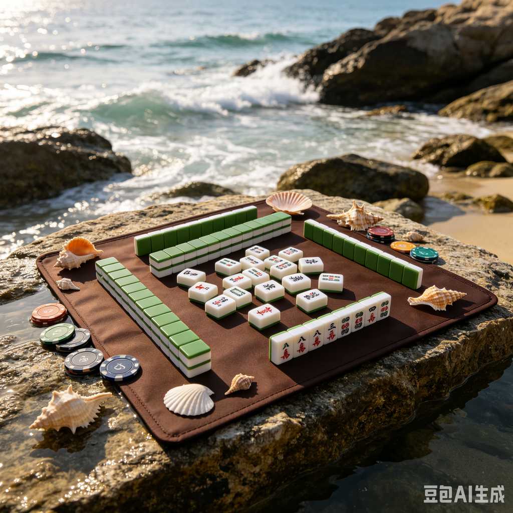 mini travel mahjong set lightweight